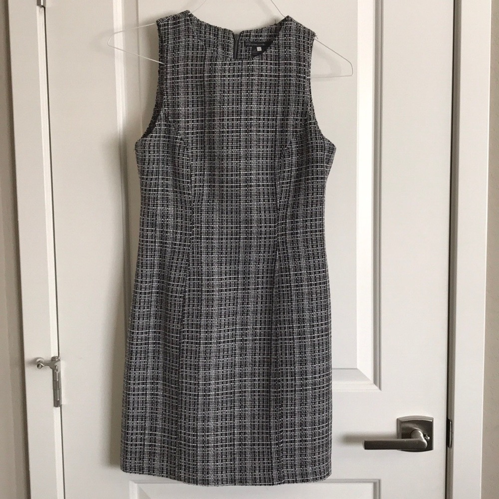 FINAL SALE Vintage Tweed Sheath Pencil Dress